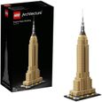LEGO® Architecture 21046 L’Empire State Building, Cadeau Original pour Adolescent de 16 ans, Maquettes et Modélisme-0