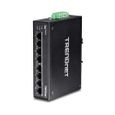 TRENDNET Commutateur Ethernet TI-G80 8 Ports - 2 Couches supportées - Paire torsadée - Montage sur rail-0
