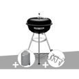 Barbecue Weber Compact Kettle 47 cm - WEBER - Charbon - Sur chariot-0