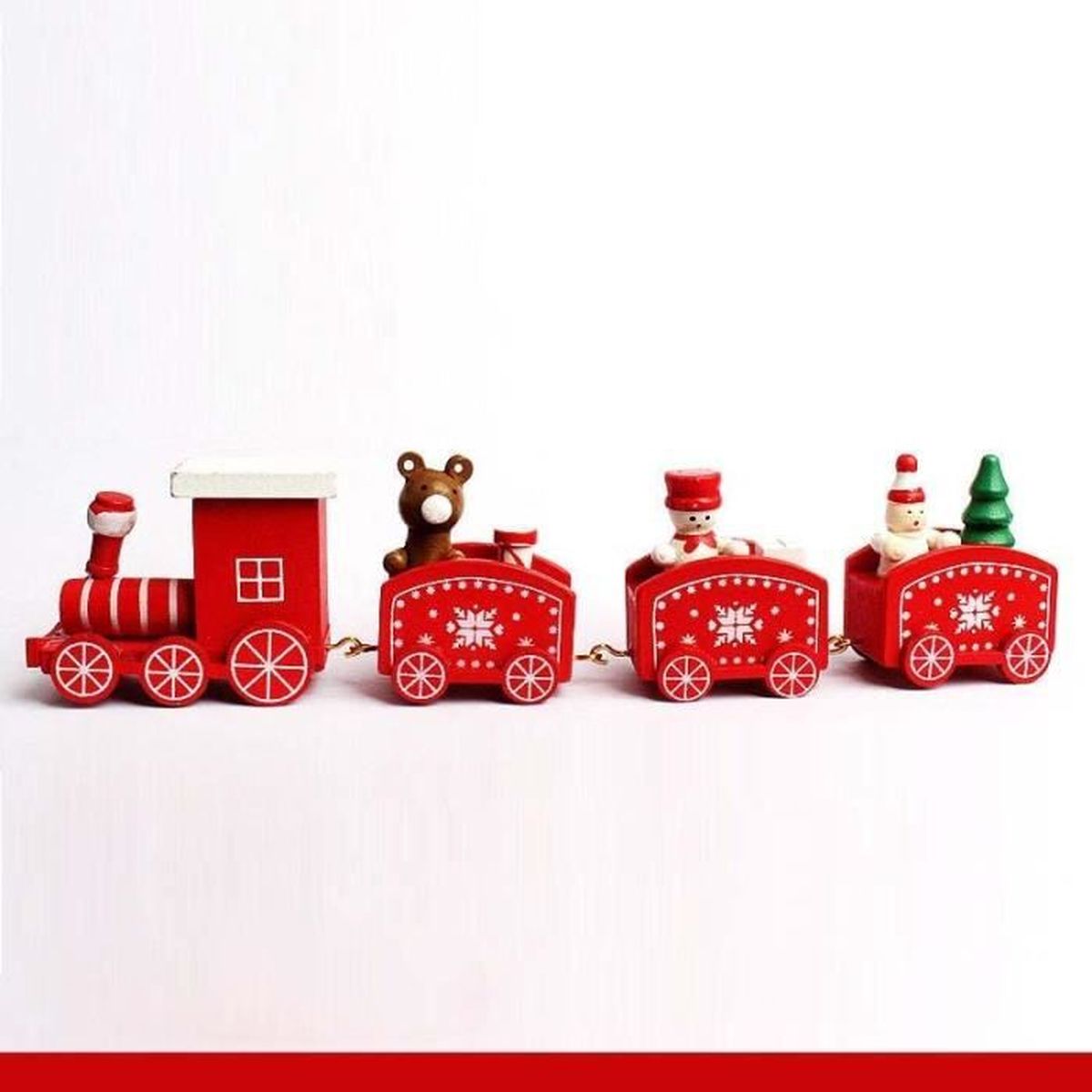 Train de Noël dans 3 modèles différents la décoration Parfaite pour