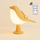 EVOZEN Lampe de Chevet Oiseau LED Tactile Aromathérapie Sans Fil, Diffuseur Veilleuse, Lumière Tricolore Rechargeable USB Déco Table