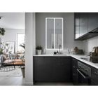 VENTE-UNIQUE Verrière atelier en aluminium thermolaqué - 60x105 cm - Blanc - BAYVIEW