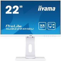 IIYAMA Moniteur LCD ProLite XUB2294HSU-W1 54,6 cm (21,5") Full HD LED - 16:9 - Blanc Mat - Vertical Alignment (VA)