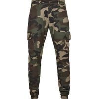 Pantalon Cargo Camouflage pour Homme - Urban Classics - Jogging Cargo 2.0 - Couleur Vert - Multisport - Montagne