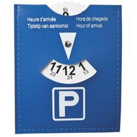 Disque de Stationnement Bleu Parking - 10x12cm - Zone Bleue Voiture Camion Moto