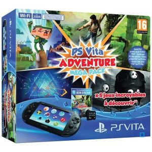 CONSOLE PS VITA PS Vita Adventure Coupon 5 Jeux PS Vita+Carte 8Go