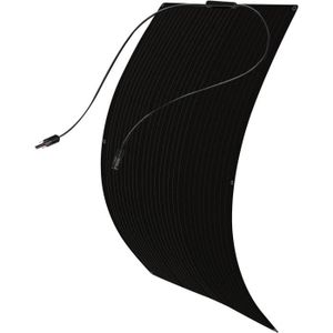 KIT PHOTOVOLTAIQUE Panneau solaire flexible 100 W Cellule solaire monocristalline légère facile à installer adaptée pour les bateaux, yachts,.[G225]