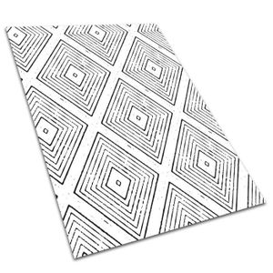 TAPIS D’EXTÉRIEUR Decormat En Vinyle 120x180cm Décoration Tapis D'extérieur Tapis En Vinyle-Diamants géométriques