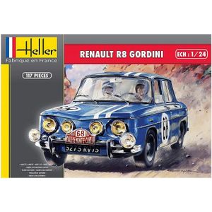 VOITURE À CONSTRUIRE Maquette Heller Renault R8 Gordini 1/24 - Kit de m