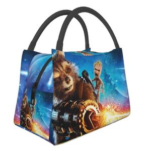 LUNCH BOX - BENTO  sac à lunch portatif,53-Guardians Of The Galaxy Baby Groot Rocket Gun