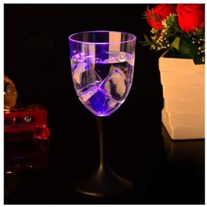 Verre à vin Verres de vin incassables Verres de vin géants LED lumineux haute 250ML vin rouge verre 250ML cocktail verre 220ML champagne e[279]