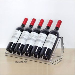 PORTE-BOUTEILLE Casier À Vin Comptoir De Vin De Vin 5 Bouteille Po