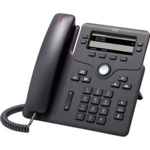 Téléphone fixe Téléphone VoIP CISCO 6851 - Mains libres - Écran L