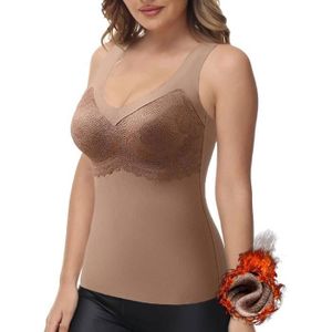 Brassière sous Pull Débardeur Thermique Femme Soutien-Gorge 