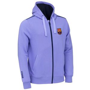 TENUE DE FOOTBALL Sweat zippé capuche Barça - Collection officielle 