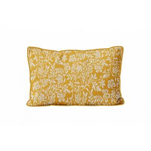 COUSSIN Coussin pur coton 32x50 cm VINTAGE moutarde, par Soleil d'Ocre