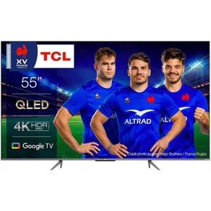 Téléviseur LED TV QLED 139cm (55pouces) Tcl 55C631 TU Unique