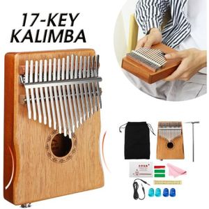 KALIMBA TEMPSA 17 Touches Kalimba Piano Ton C En Acajou Marron Kit
