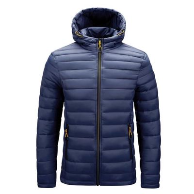Homme Classique leger Doudoune Compressible Thermique Doudoune en duvet courte a capuche Matelasse Doudoune d hiver Bleu fonce Bleu fonce Cdiscount Pret a Porter