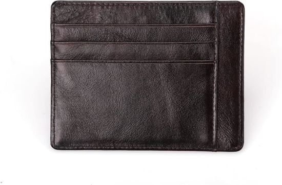 Senbos Portefeuille Homme en Cuir Véritable 18 Emplacements pour Cartes