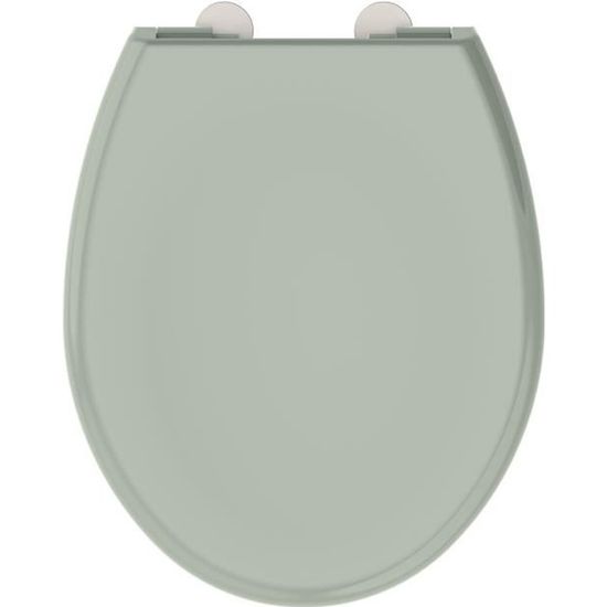 ALLIBERT BATH & DESIGN Abattant WC à fermeture progressive et déclipsable BOREO - vert de gris