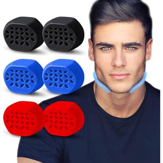 Exerciceur De Mâchoire Jaggler InnovaGoods – 3 Niveaux De Résistance, Design Ergonomique, Hypoallergénique, Pour Hommes