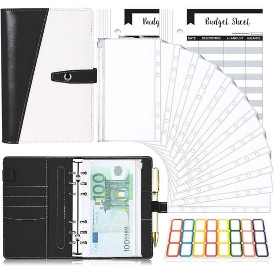 Classeur Budget Enveloppes - Carnet Économie Argent 100 Enveloppes Numérotées | Gestion Financière Personnelle Portable