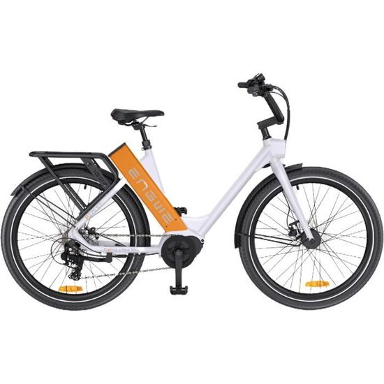 velo electrique femme adulte ENGWE P275 ST 27.5 pouces Autonomie 260km moteur central 250W e-bike de Ville 36V19.2AH Orange