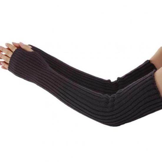 Mitaines D'hiver Tricotées Femme/homme - Convertibles En Gants, Poignets élastiques - Pour Ski, Vélo, Plein Air - 7