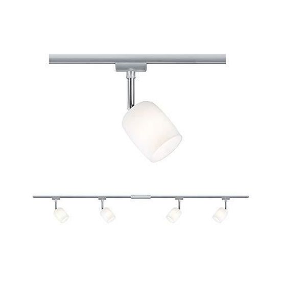Canal Lumineux Paulmann Linion 0,5m 8,5W Chrome Mat - Module Éclairage LED 3000K Chaud, Compatible Zigbee, Design Moderne