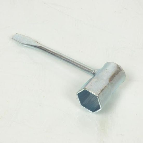 Clef à Bougie Coudée 21mm Longueur 55mm - Outil Spécial Moto Scooter Mobylette Cyclomoteur