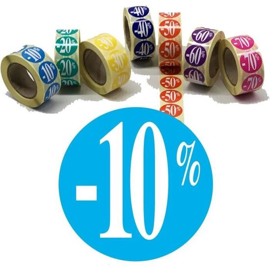 Rouleau D'étiquettes Autocollantes 25 Mm - Pretty Things Inside Turquoise X500 P 459991