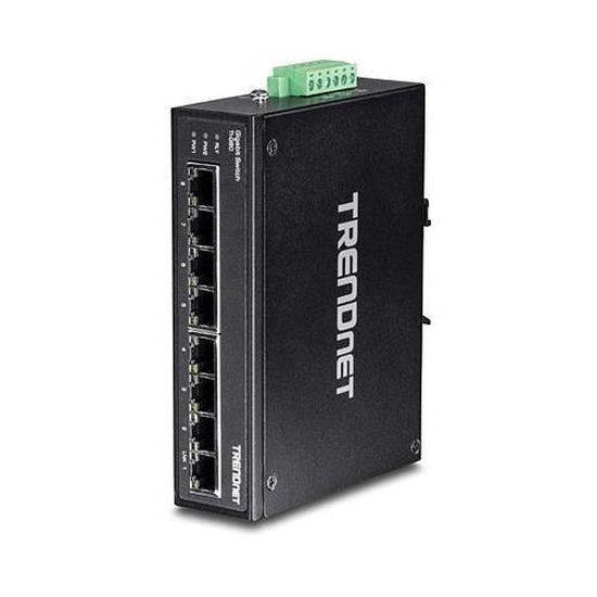 TRENDNET Commutateur Ethernet TI-G80 8 Ports - 2 Couches supportées - Paire torsadée - Montage sur rail