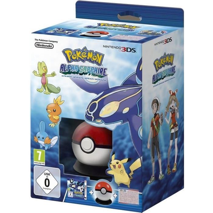 Jeu de plateforme Pokémon Saphir Alpha + Pokéball + Poster Pokédex de Hoenn  pour 3DS - Cdiscount Jeux vidéo
