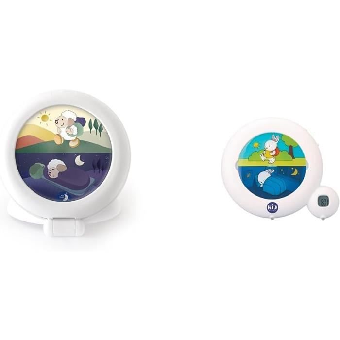 Réveil Enfant Capybara Avec Veilleuse - Pédagogique Jour/Nuit, 3 Alarmes, Minuterie, Rechargeable USB-C