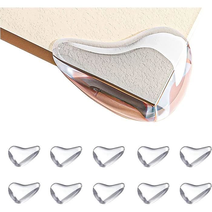 Protections D'angles NOREO - 12 Pièces - PVC Transparent Souple - Sécurité Enfant Pour Meubles Et Tables