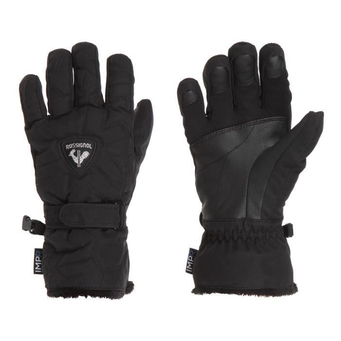 ROSSIGNOL Gants de ski SAPHIR IMPR GT - Femme - Noir