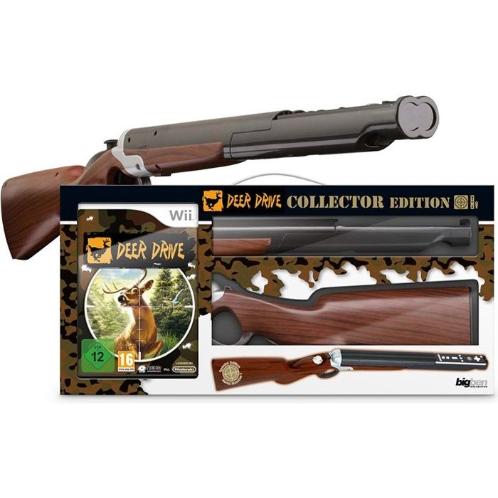 PACK DEER DRIVE + FUSIL COLLECTOR / Jeu console Wi