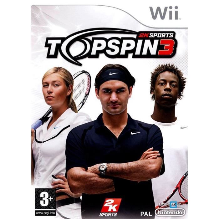 Take 2 Top Spin 3 / Jeu Console Nintendo Wii