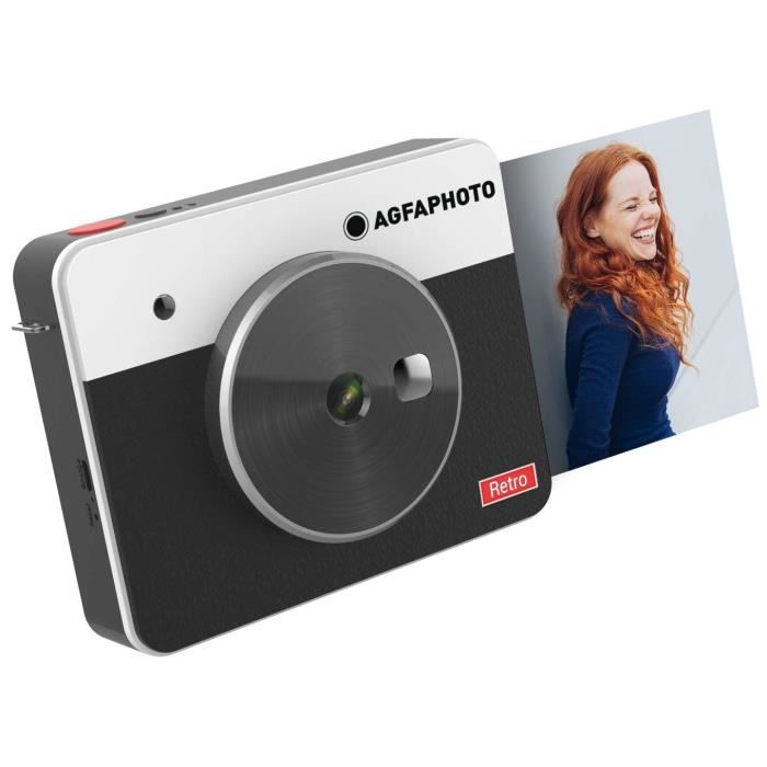 AGFA Photo - Realipix Square S - Appareil Photo Numérique Instantané avec Impression Format carré 7, 6 x 7, 6 cm (3 x 3'') - 10Mp -