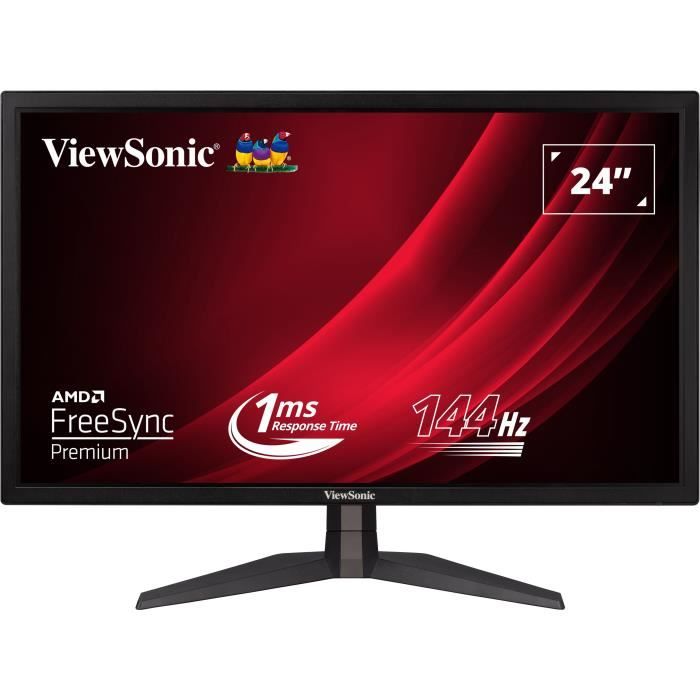 Ecran PC Gamer - VIEWSONIC VX2458 - P - MHD - 24- FHD - Dalle TN - 1 ms - 144Hz - 3 x HDMI / DisplayPort - AMD FreeSync