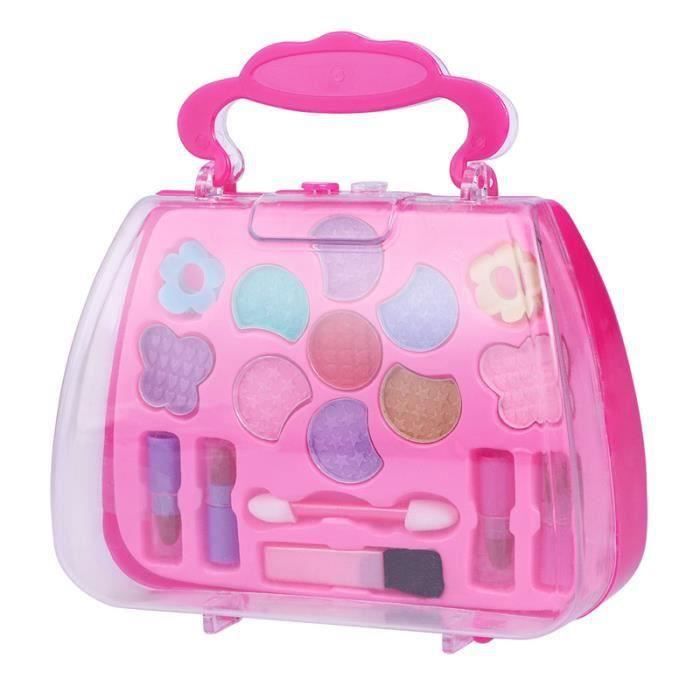 Filles filles princesse semblant voyager maquillage boîte enfants vanité beauté salon cosmétique lavable cas