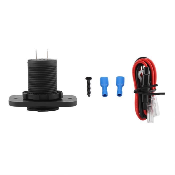 YOSOO Chargeur de voiture 12V double prise de port USB voiture allume-cigare répartiteur chargeur adaptateur secteur