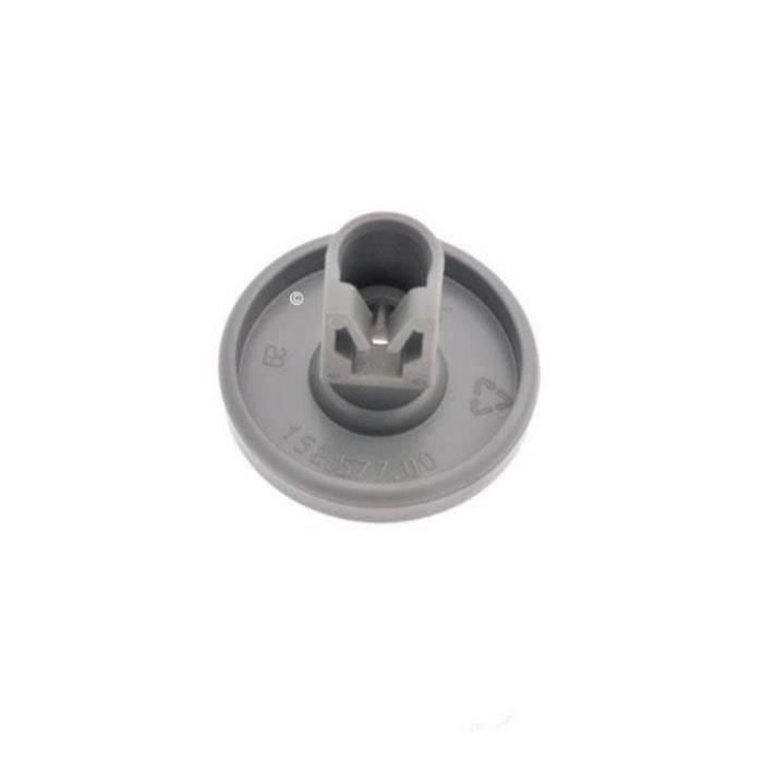 ROULETTE PANIER INFERIEUR GRIS(X1) POUR LAVE VAISSELLE - BVMPIECES