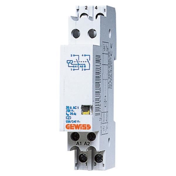 GEWISS - Contacteur 2 contacts N0 20A 230 - GW96704