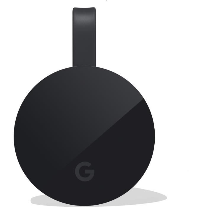 GOOGLE Chromecast Ultra 4 K- Récepteur multimédia numérique - Noir