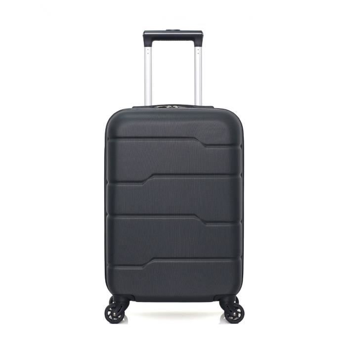 HERO – VALISE CABINE - ABS – 55cm – 4 roues – PAMIR – NOIR