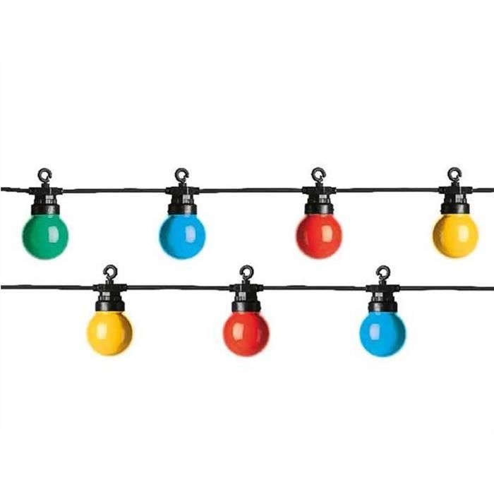 Guirlande lumineuse 20 Led 8 fonctions - muticolore