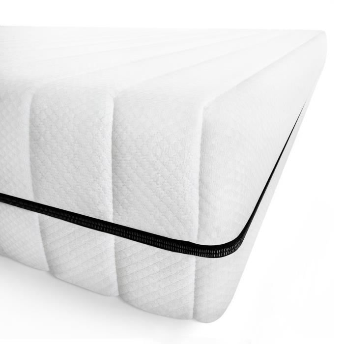 Matelas 90x200 matelas tout type de lits confort orthopédique housse amovible matelas anti-acarien, épaisseur 11 cm