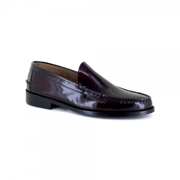 Mocassin J.Bradford Cuir Bordeaux JB-BAXLEY - Couleur - Bordeaux